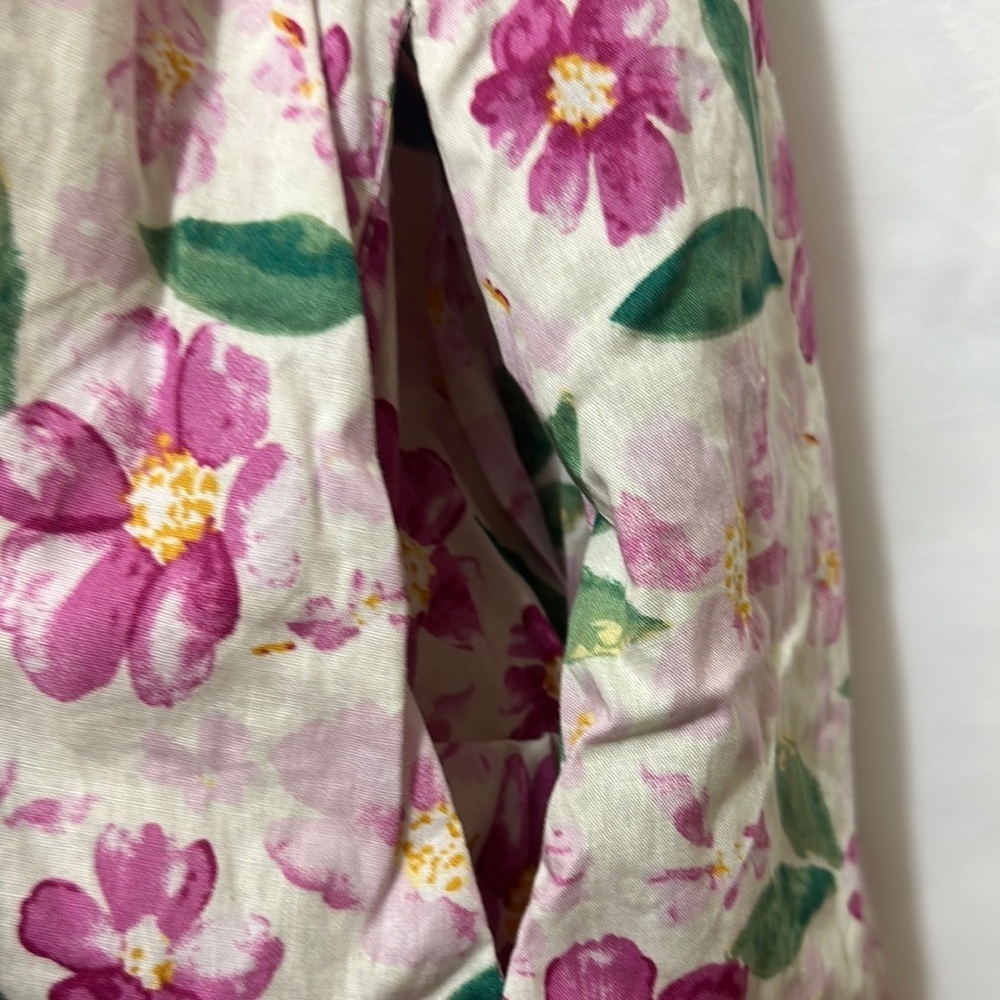 ARULA Pink and Green Ruffled Babydoll Dress - Picture 7 of 9